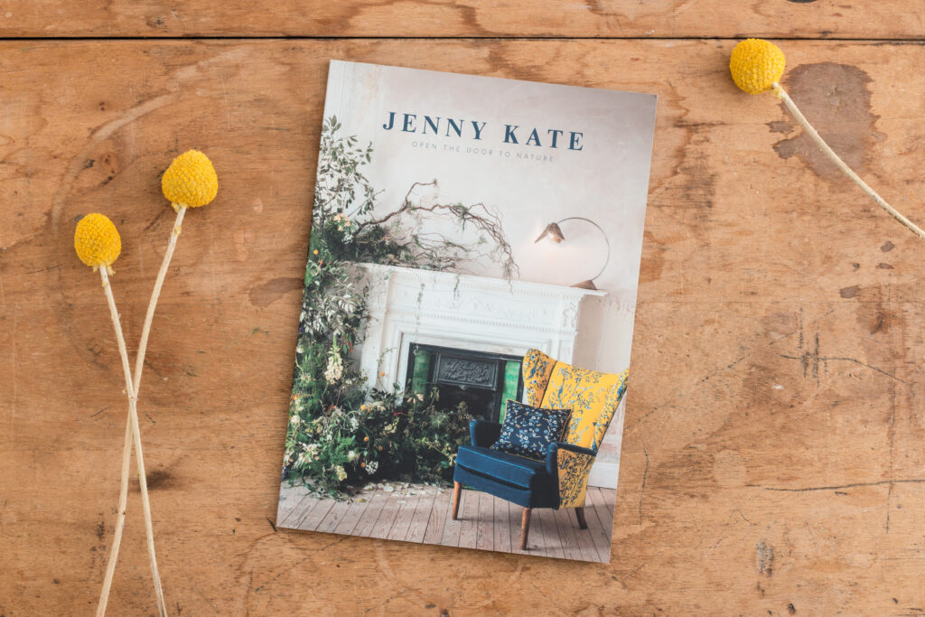 Catalogue featuring images taken on location for pattern designer Jenny Kate
