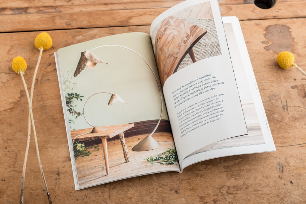 Catalogue featuring images taken on location for pattern designer Jenny Kate