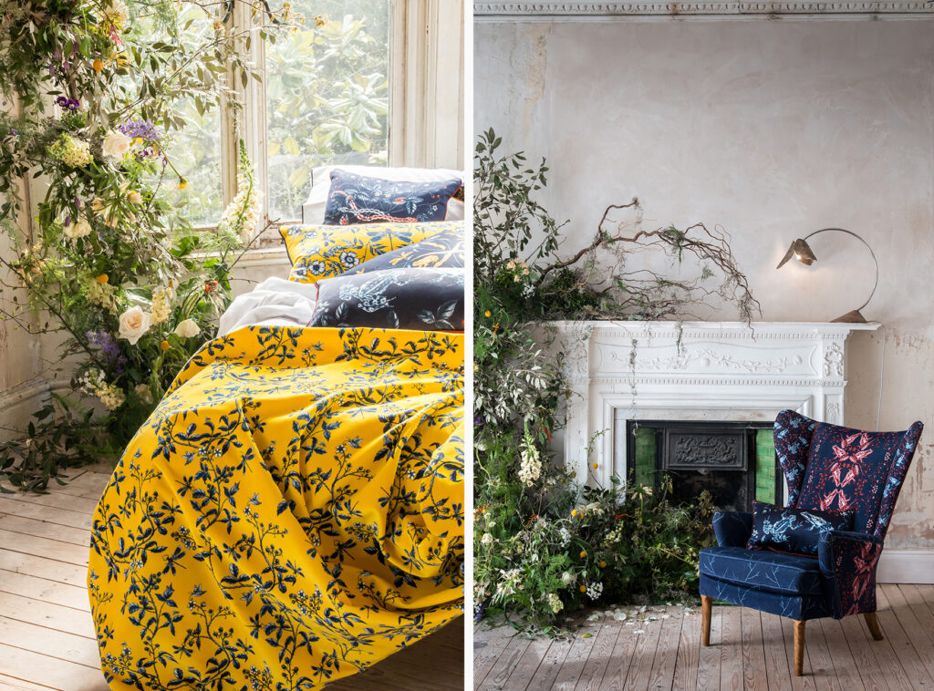 Jenny Kate's homewares and flowers by Forbesfield photographed on location